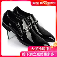 Giày da nam kiểu Anh nhọn phiên bản Hàn Quốc của giày đế thấp nam xu hướng kinh doanh đầm thời trang giày da nam giày nam - Giày thấp mua giày thể thao