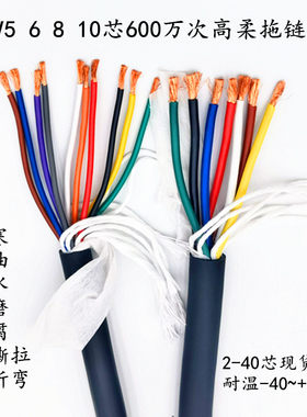 柔性电缆拖链电缆qienz无氧铜1.5