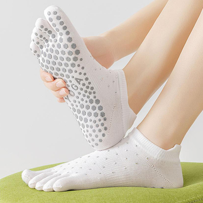 个性亮钻五指瑜伽袜子普拉提运动