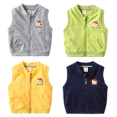 宝宝洋气背心男孩休闲马夹儿童坎肩 春装 马甲男童春秋2026新款 韩版