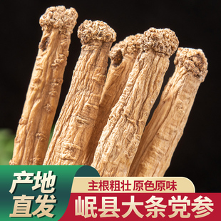 甘肃纯无硫非特级中大条党参500克g党参甜党参可切党参段