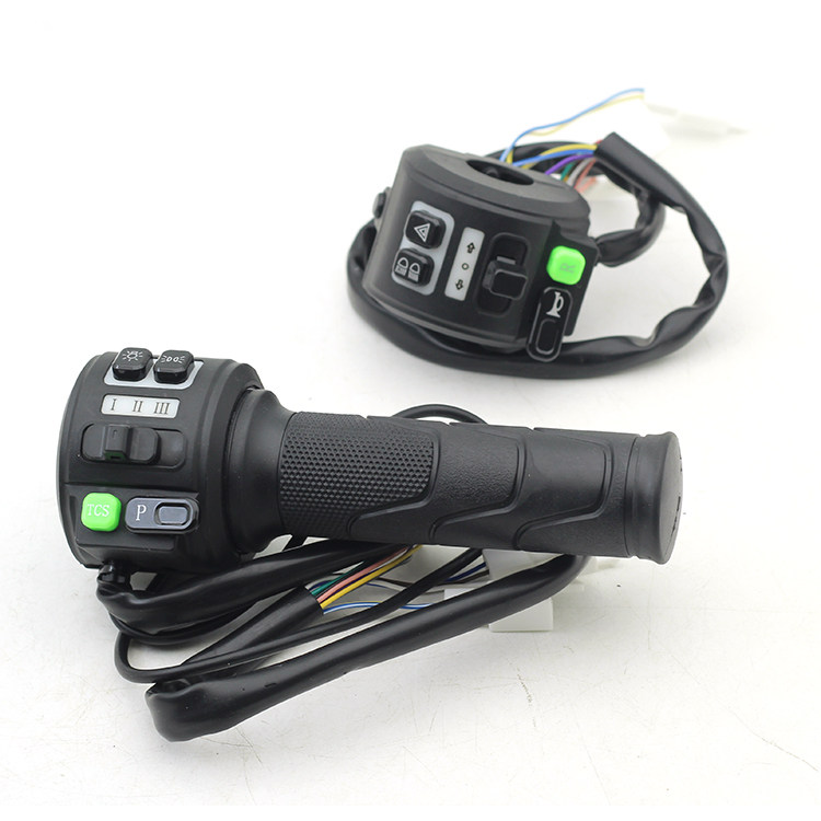 深远GT1 2.0新国标电动车手把开关左右转向转把带背光原装直上