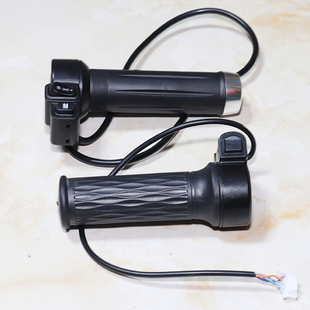 爱玛电动车小果冻小蜜豆调速转把转把原厂大灯一体右边油门转把