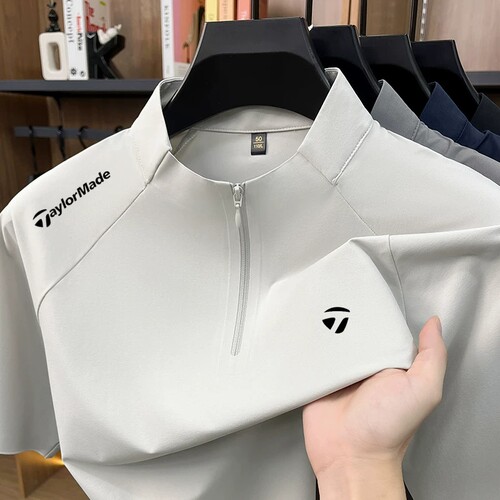 泰勒梅高尔夫polo衫男速干透气