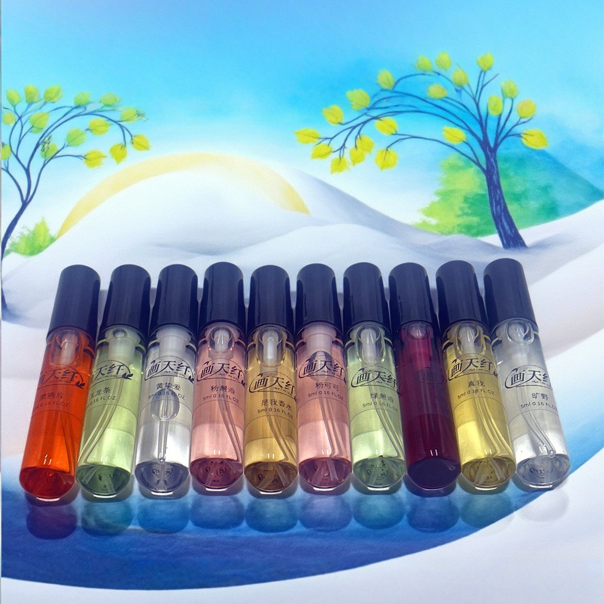 工厂直销直播摆地摊香氛留香持久淡香男女士香水小样5ML花香调