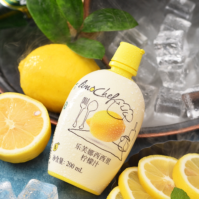 乐芙娜奶油天然200ml黄柠檬汁