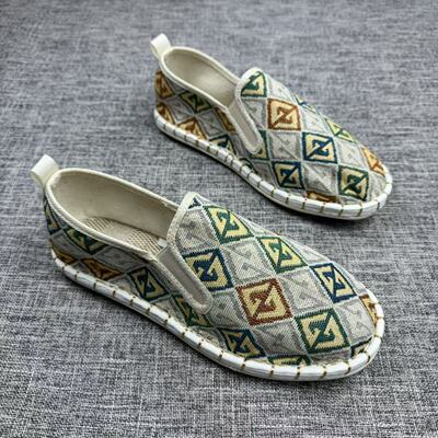 渔夫鞋男女春老北京布鞋亚麻透气