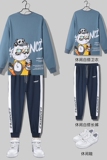 2021春秋新款单件热销款搭配套装卫衣裤子两件套上款有差T4834，男装套装，星座914-3