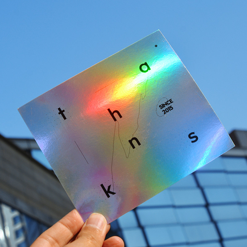 镭射卡片定制售后服务贺卡明信片高档印刷感谢烫金凹凸版名片订做