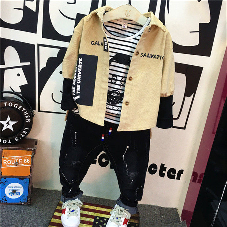 Chemise garcon à manche longue - Ref 2075318 Image 1