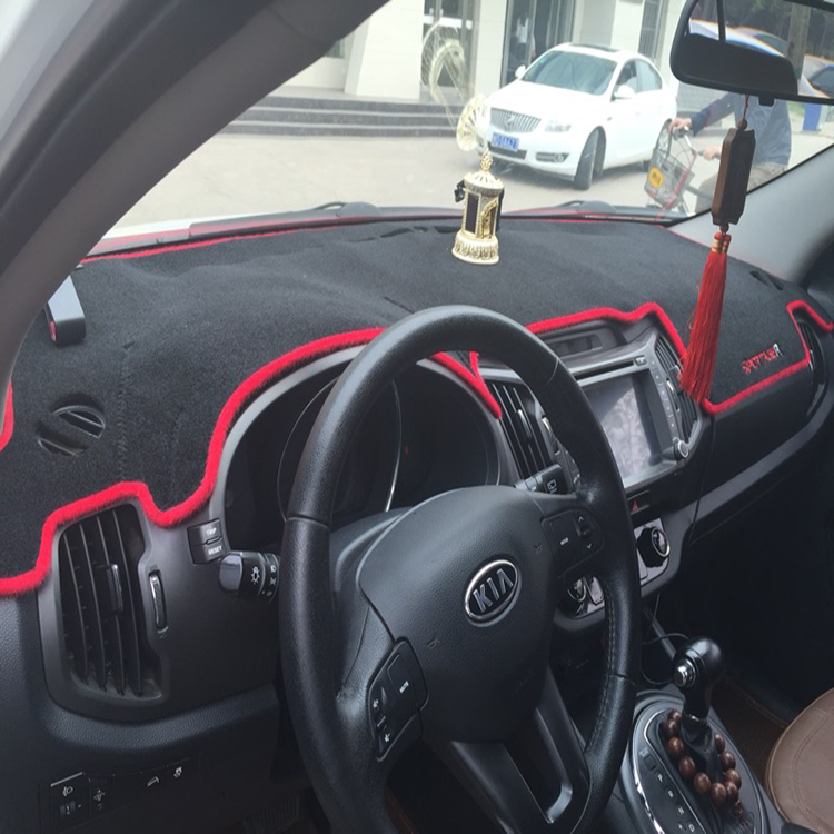 起亚智跑K2K3K5狮跑焕驰汽车用品中控涤纶仪表工作台隔热避光垫子