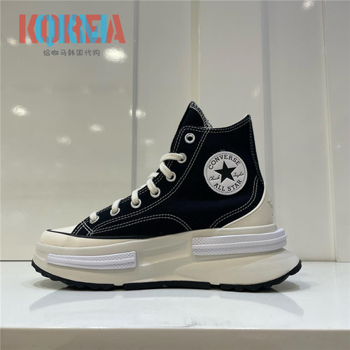 Converse匡威增高厚底高帮帆布鞋