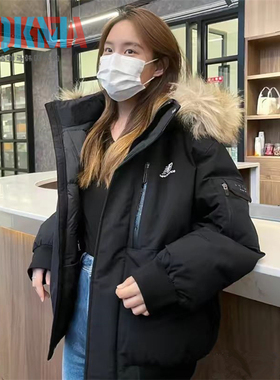 New Balance男女NB保暖休闲毛领工装风鸭绒羽绒服外套 NBNPA43043