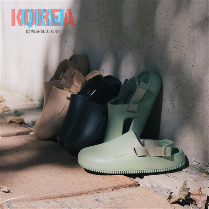 Nike耐克Calm Mule男女休闲运动绑带包头沙滩穆勒凉鞋拖鞋 FD5131