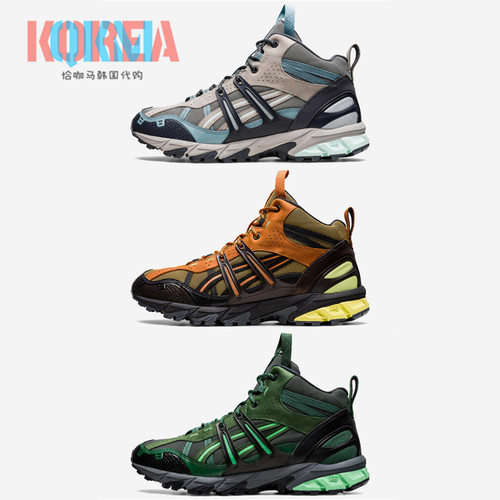 Asics亚瑟士男女高帮老爹运动鞋