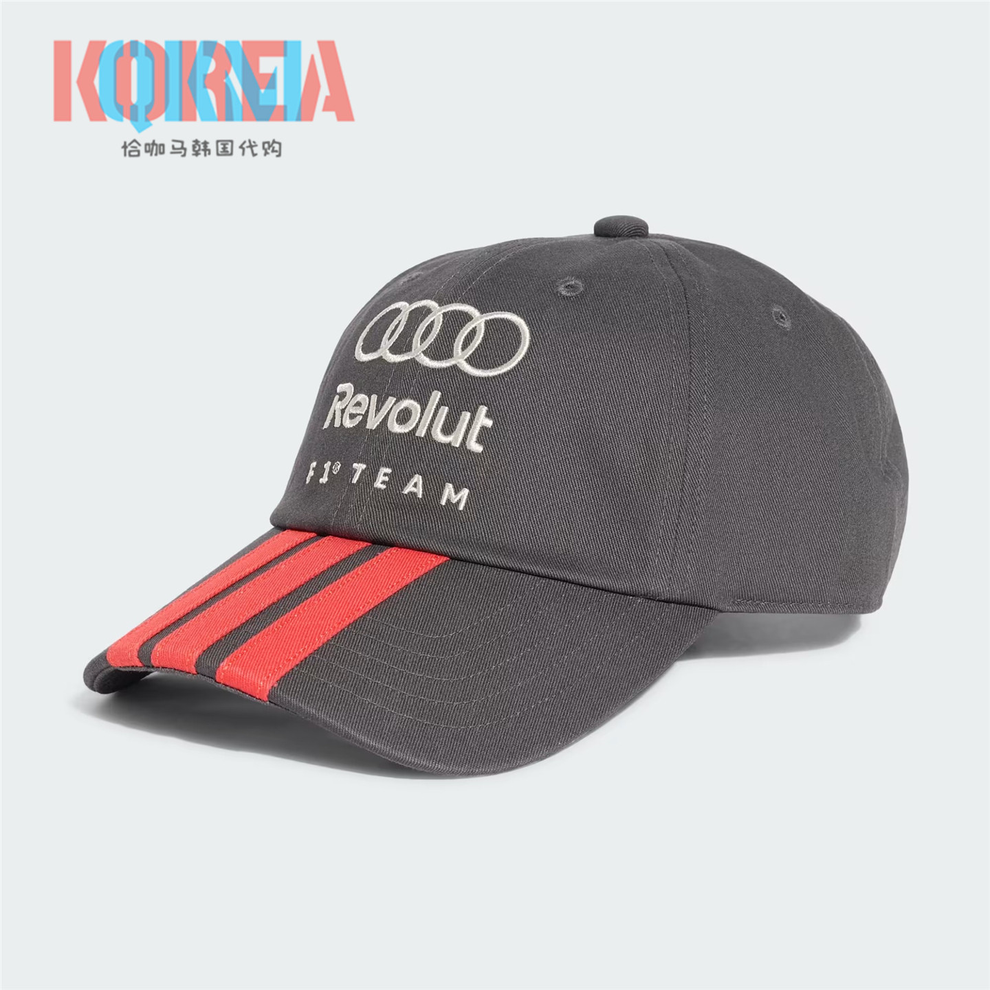 Adidas阿迪达斯AUDI奥迪F1车队休闲运动棒球帽KF3280 KF0714 13