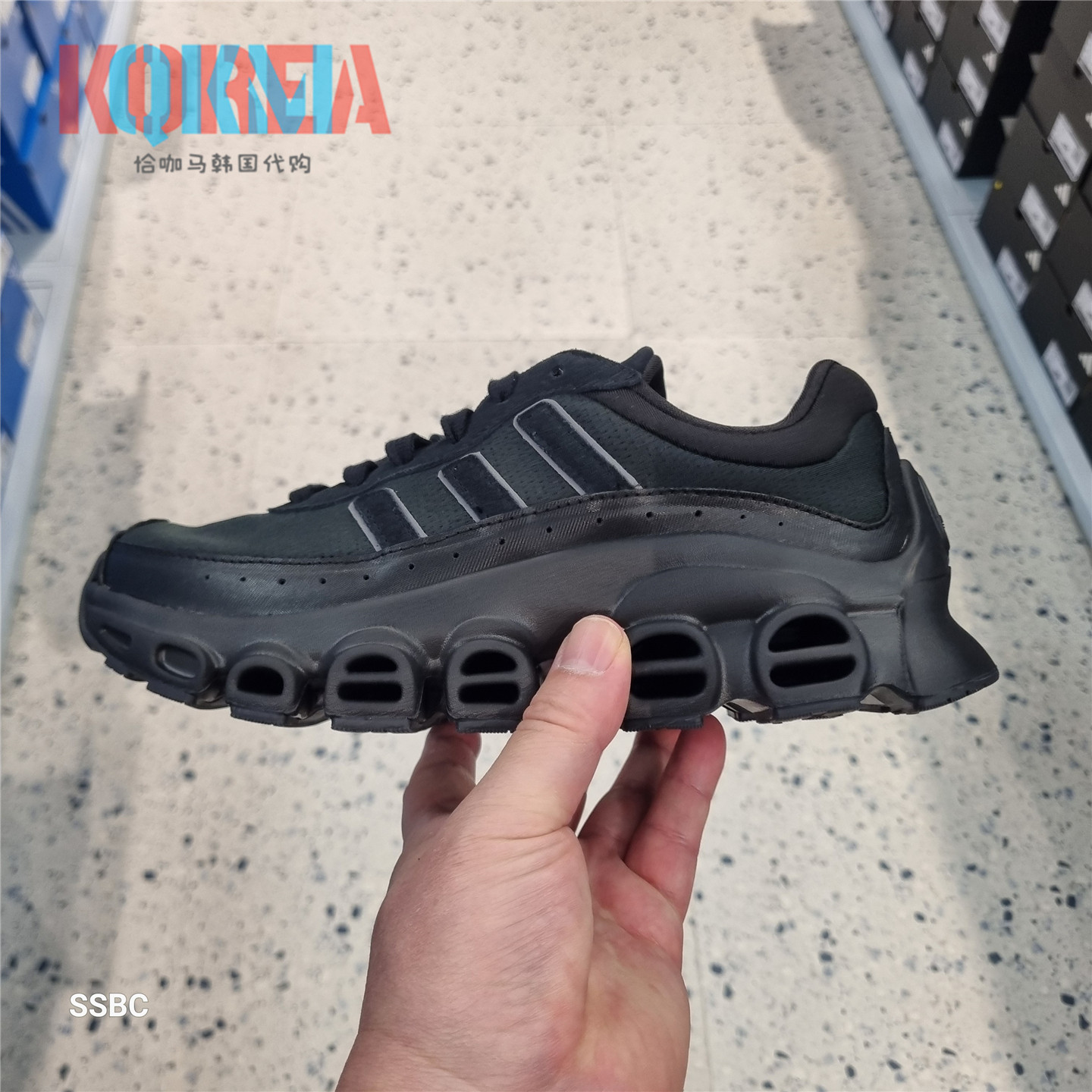 Adidas阿迪达斯Adifom Megaride男女复古休闲运动增高跑鞋 IE4047