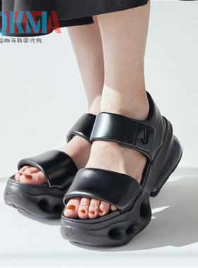 Nike耐克Air Max Halo女子复古休闲运动增高厚底气垫凉拖鞋IO1959