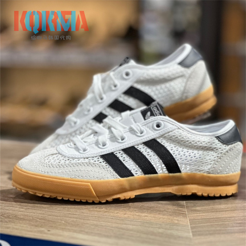 Adidas阿迪达斯Tischtennis男女复古镂空网眼休闲T头运动鞋IH7995
