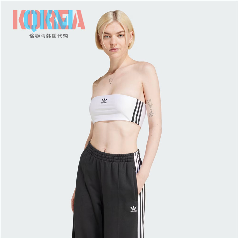 阿迪达斯辣妹短款运动文胸