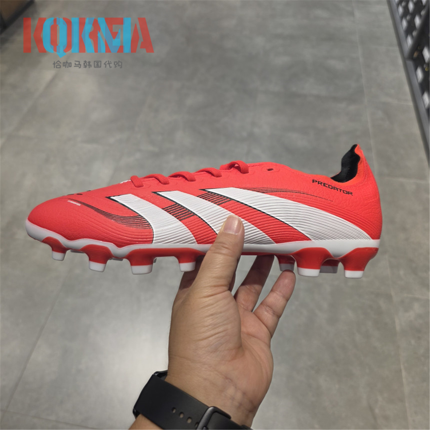 阿迪达斯Adidas猎鹰League MG短钉男子人造草运动足球鞋 ID3774