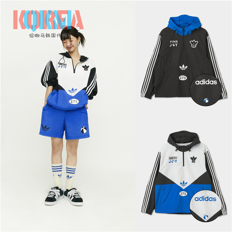 Adidas男女275C美式复古套头卫衣