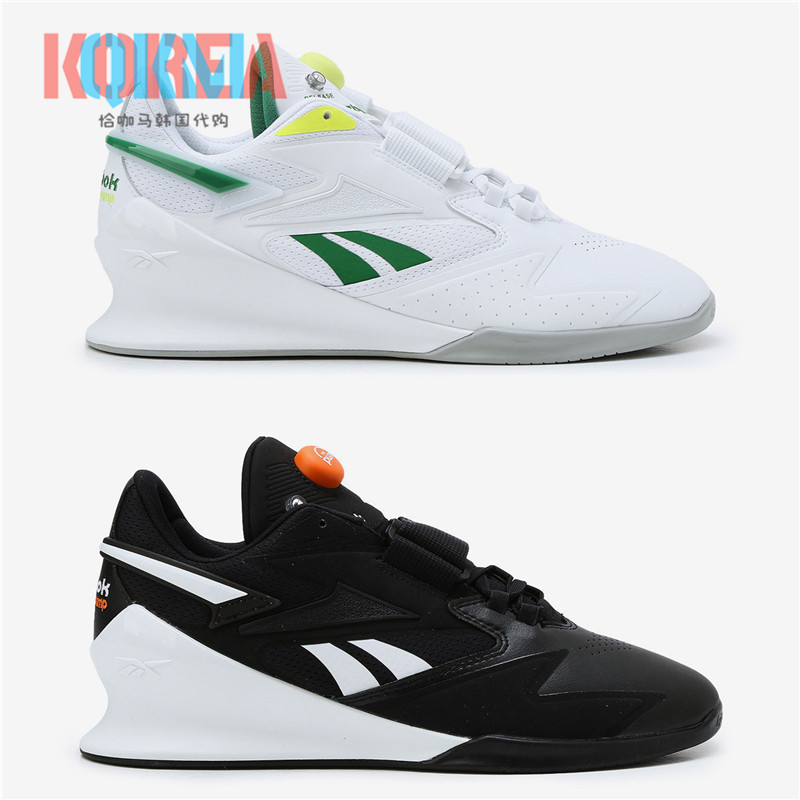 Reebok锐步男运动健身撸铁深蹲专业举重训练充气鞋HR0428 HP9233