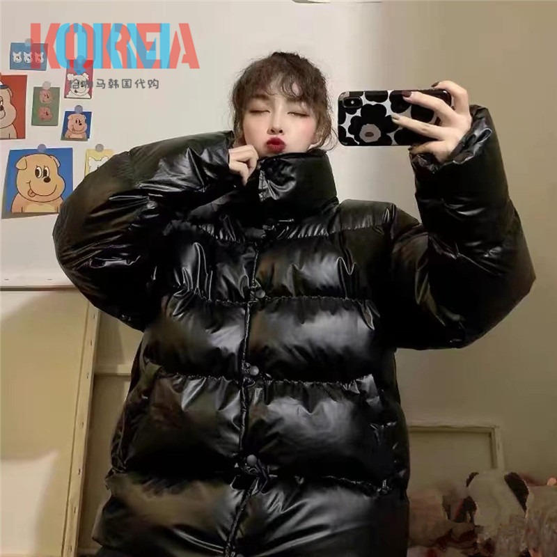 Adidas女子立领宽松鸭绒羽绒服