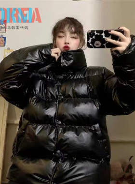 Adidas女子立领宽松鸭绒羽绒服