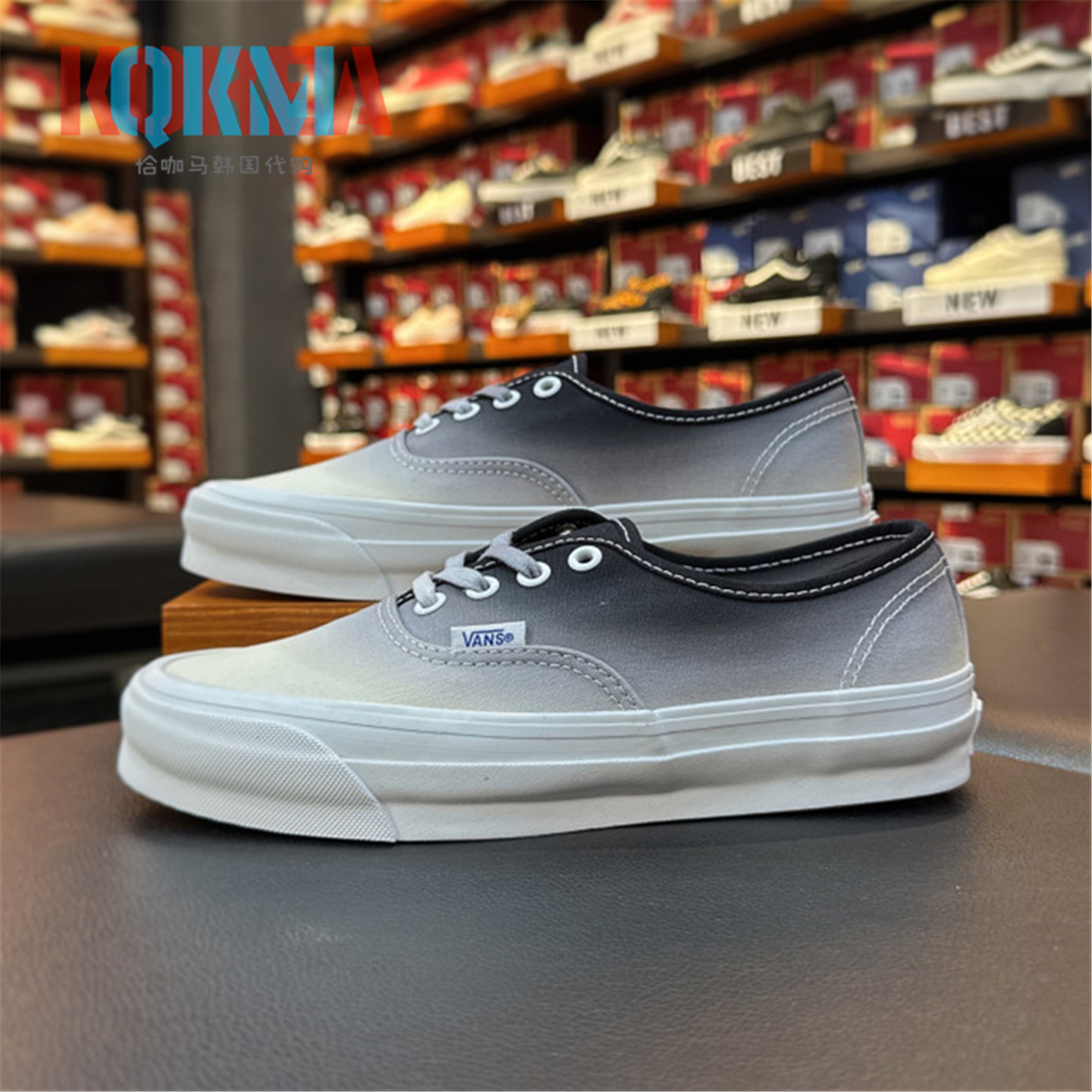 Vans范斯OG Authentic LX男女复古渐变休闲运动滑板鞋VN0A4BV9B4R