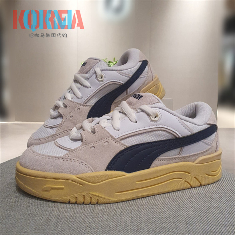 Puma彪马180男女复古休闲运动低帮厚底增高面包板鞋396323 389267