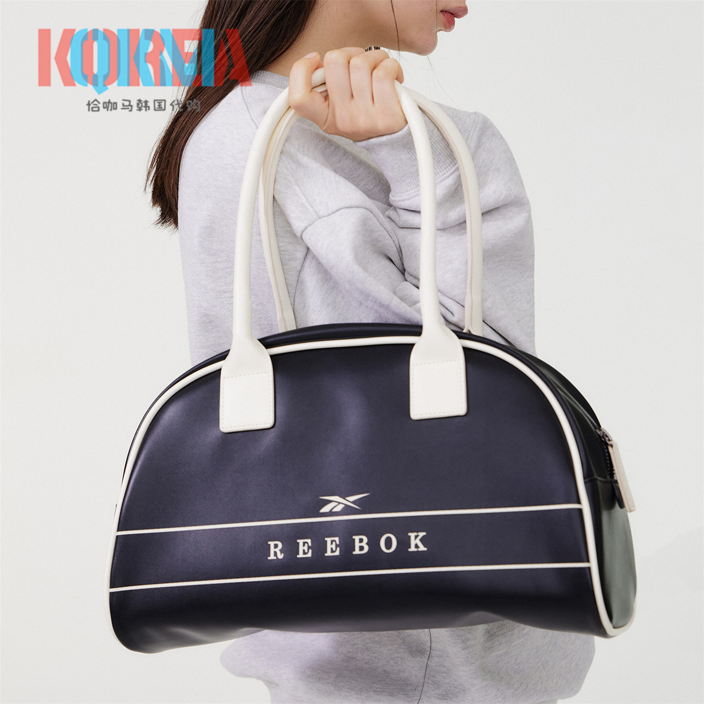 Reebok锐步复古休闲运动保龄球包