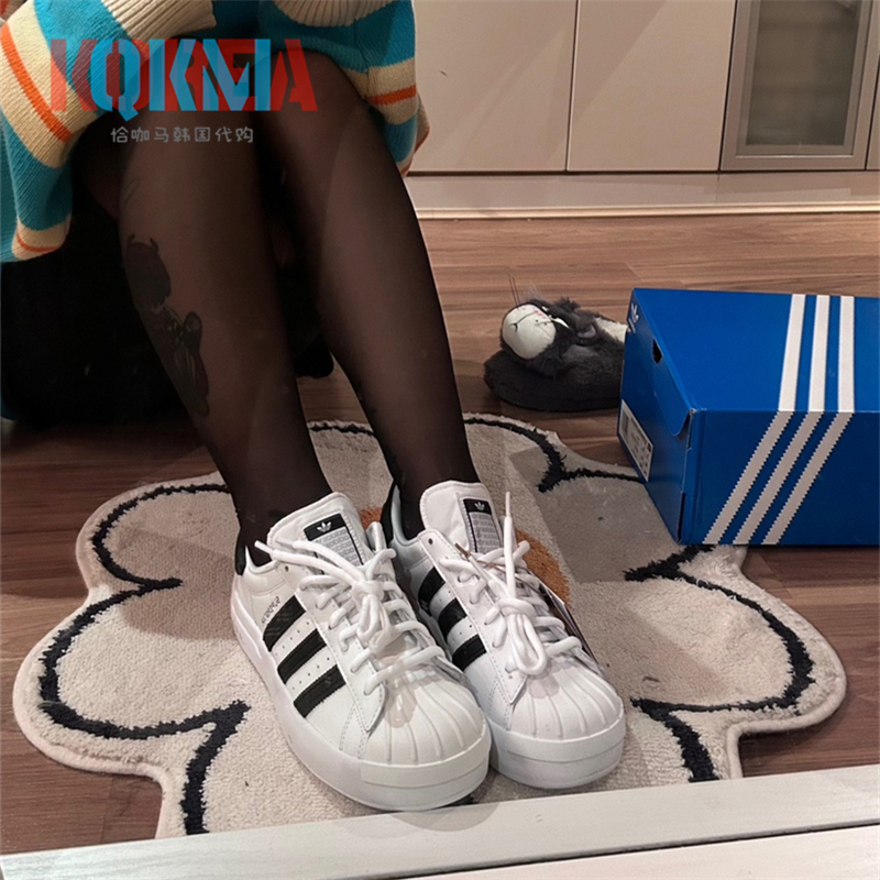 Adidas男女贝壳头复古运动板鞋