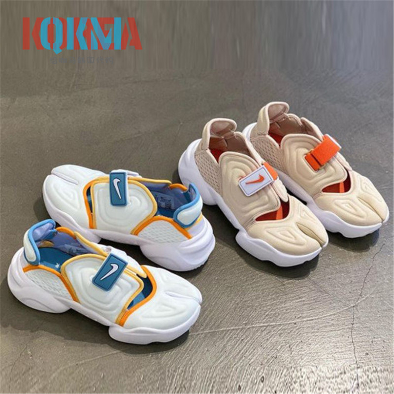 Nike耐克Aqua Rift夏季男女休闲运动忍者分趾鞋凉鞋DJ4669 CW7164