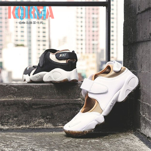 Nike耐克Air Rift夏季女子休闲波点分趾忍者鞋凉鞋 DM9645 DM6441
