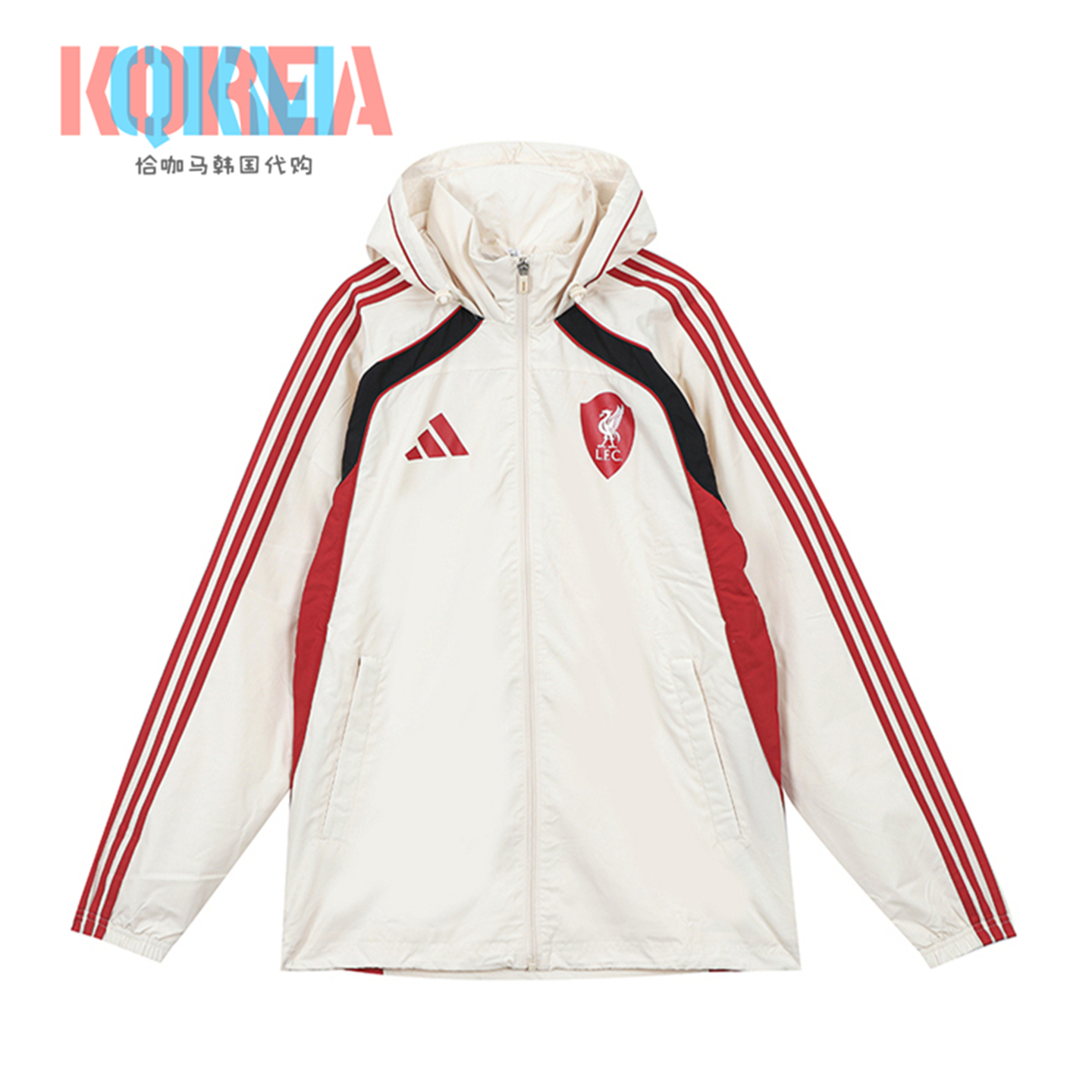 阿迪达斯利物浦FC足球夹克外套
