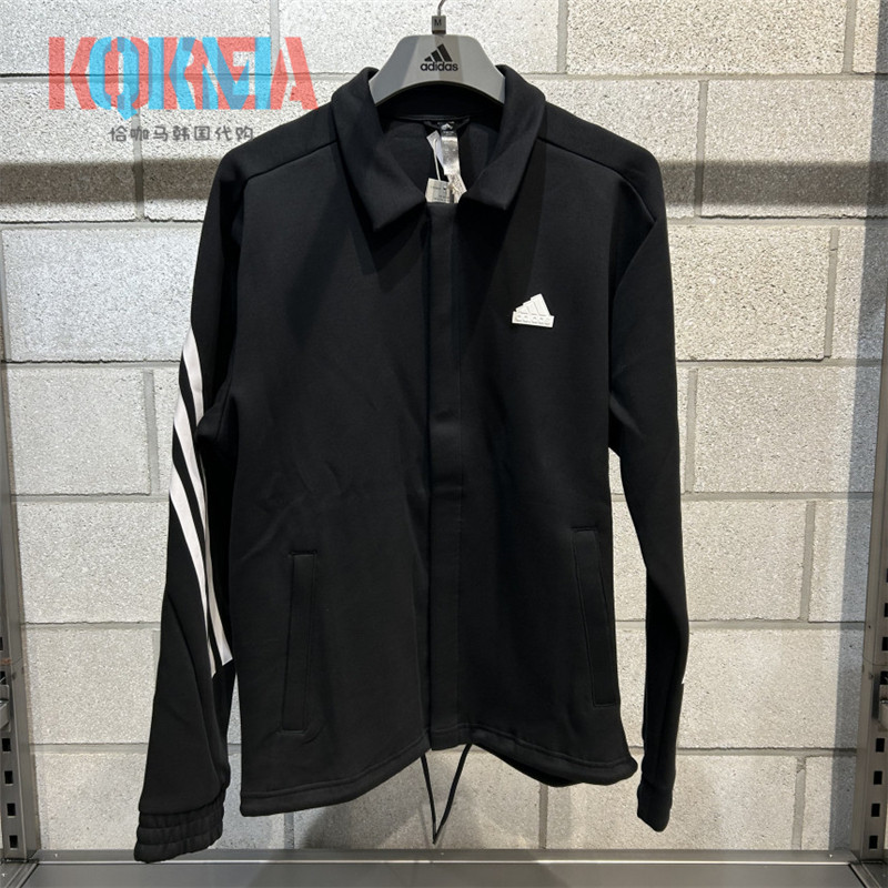 Adidas男女经典三条杠夹克外套