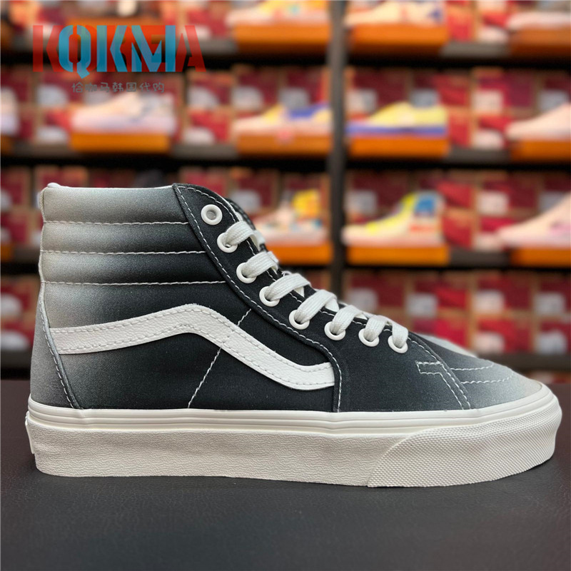 Vans范斯SK8 Hi男女复古渐变休闲运动高帮帆布滑板鞋 VN0A7Q5N1KP