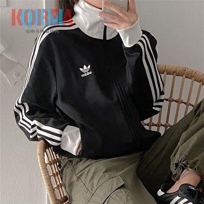 Adidas男女美式复古夹克外套