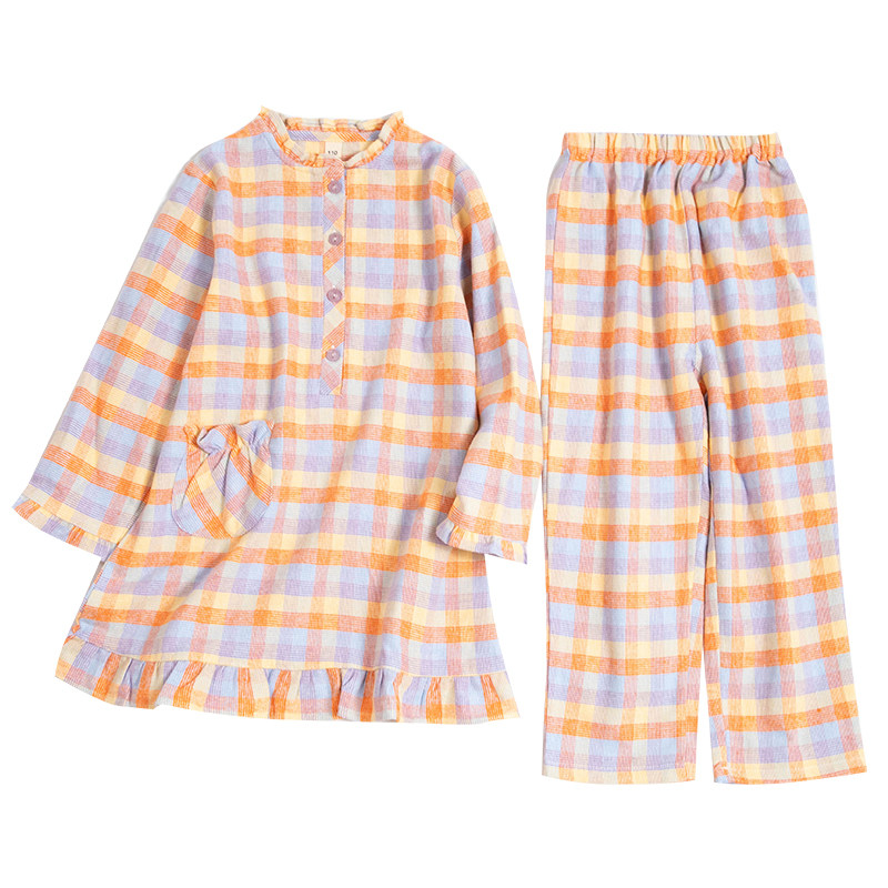 春秋冬季女童女孩全棉磨毛睡衣长袖睡裙大童母女纯棉家居服裤套装,童装/婴儿装/亲子装,家居裙/睡裙,淘宝优惠券,粉丝福利购,淘宝优惠卷