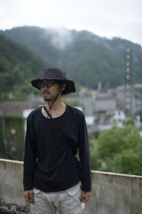 闲云夏布丨苎麻防晒帽渔夫帽定制头围文艺遮阳夏透气防紫外线帽子
