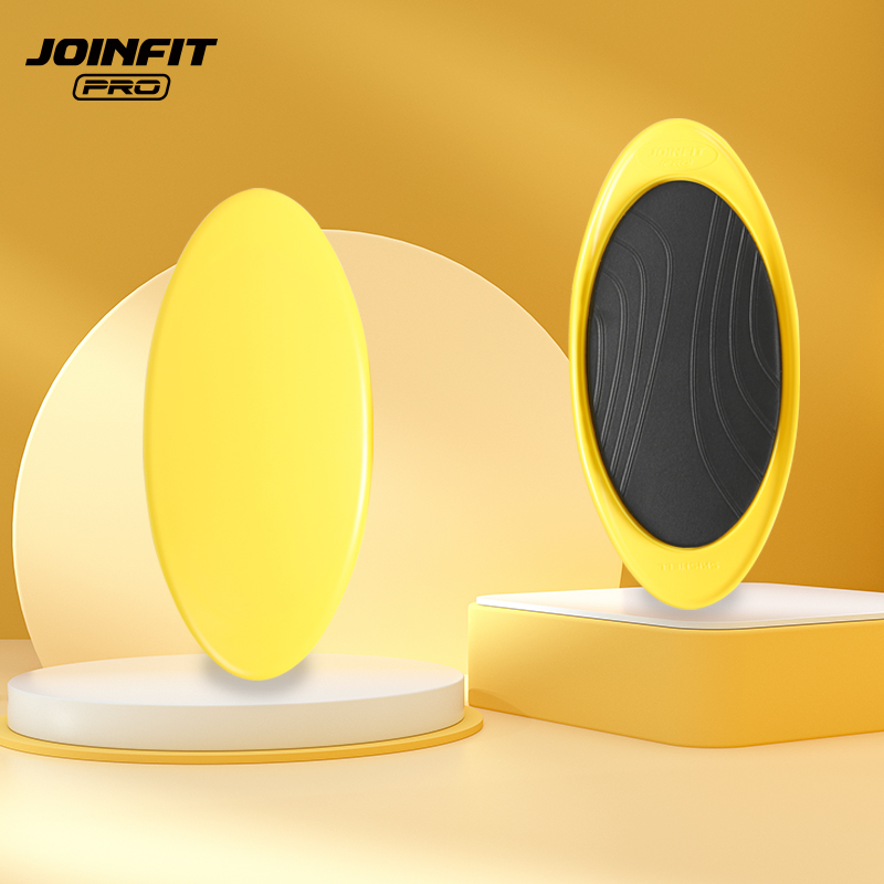 JOINFIT核心训练滑行盘瑜伽滑垫脚踩臀腿训练马甲线女士家用健身