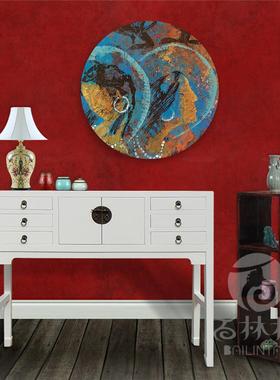 白色六屉玄关柜实木 门厅隔断柜 中式复古高脚柜小姐柜 榆木家具