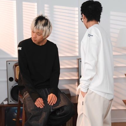 STA2025冬季拽根帮基础系列绒感加厚锁温保暖打底衫圆领长Tee套装