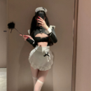 女仆内衣可爱cos制服大码 二次元 女佣纯欲睡裙性感免脱连体衣qqny