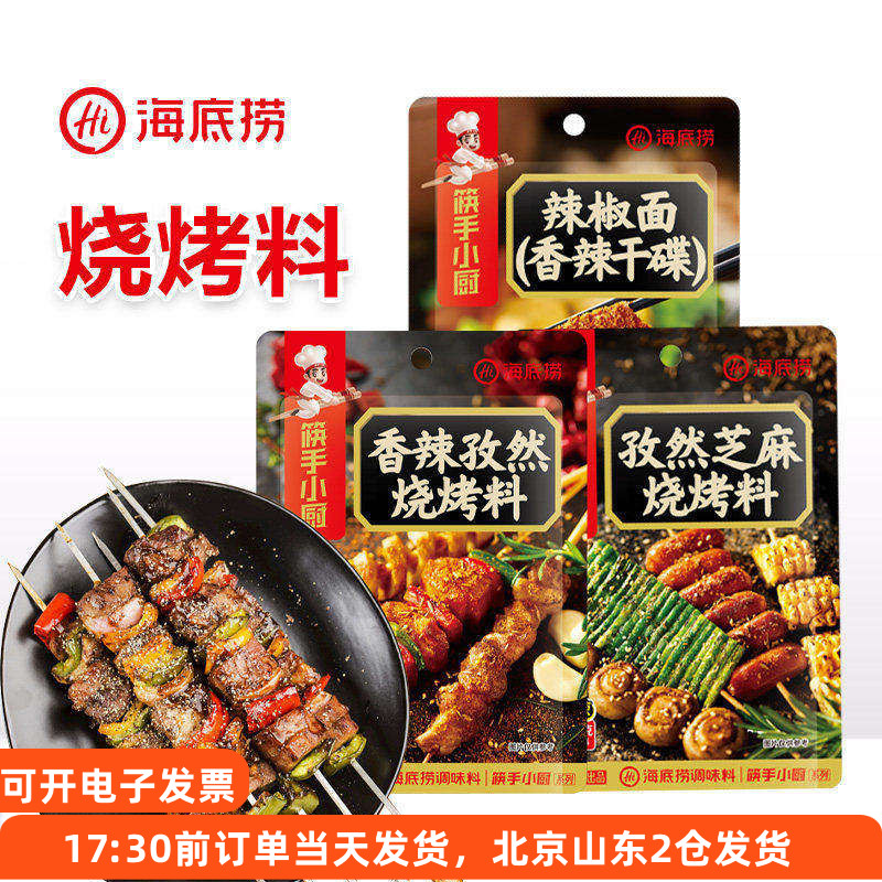 海底捞烧烤料 香辣孜然芝麻调料粉空气炸锅撒料家用专用烤肉蘸料