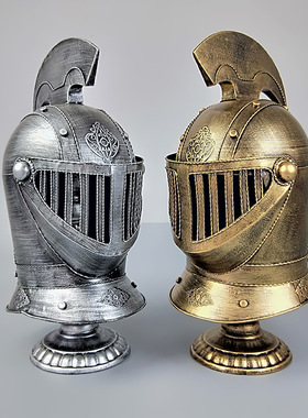 古罗马武士铠甲头盔装饰品摆件