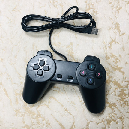 单打游戏手柄pc端电脑游戏震动手柄win7台式电脑笔记本通用笔单无