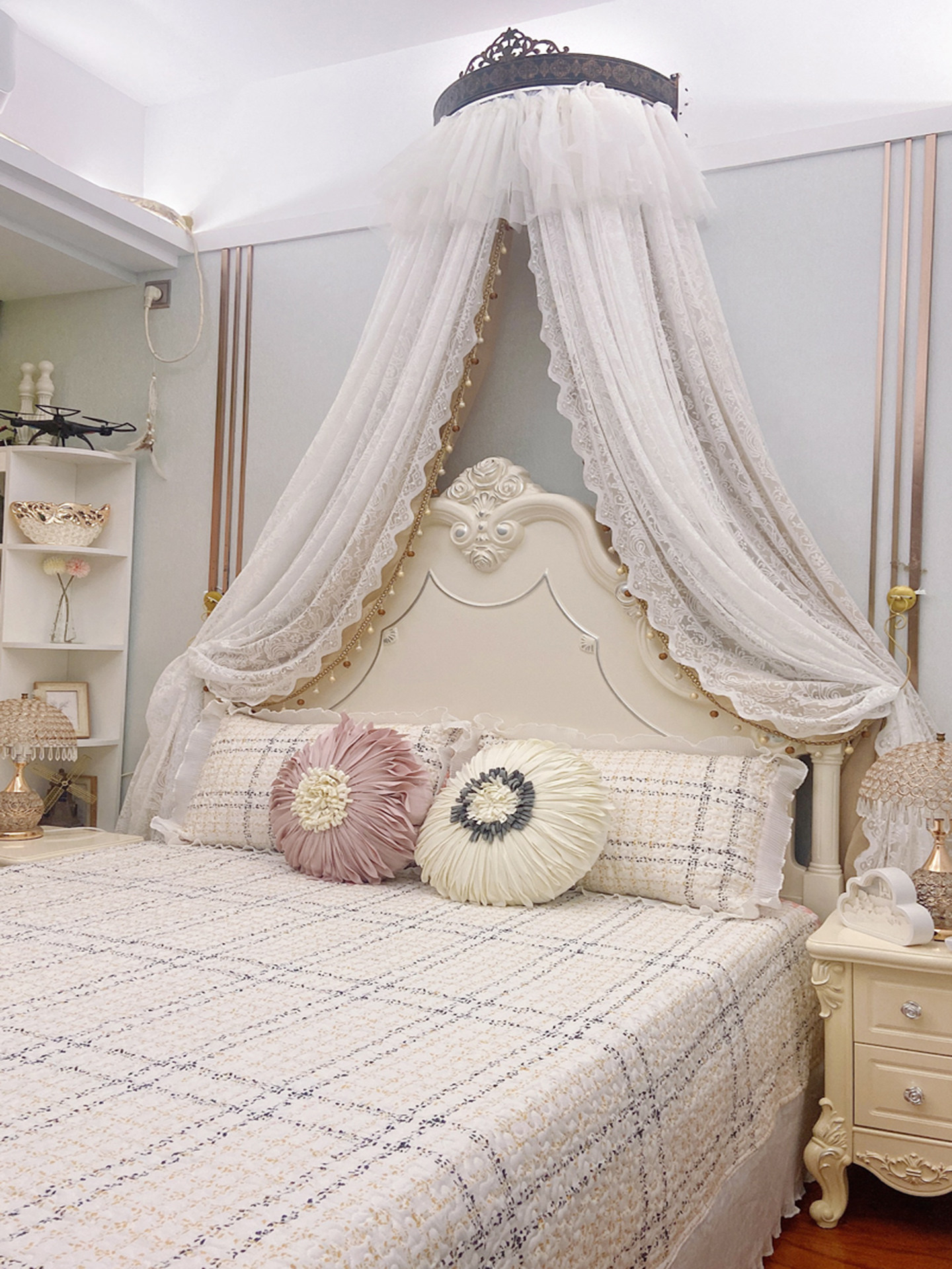 French Style Bed Canopy Elegant Decorative Bed Drapery - Buy from Taobao, China | Shopme Agent