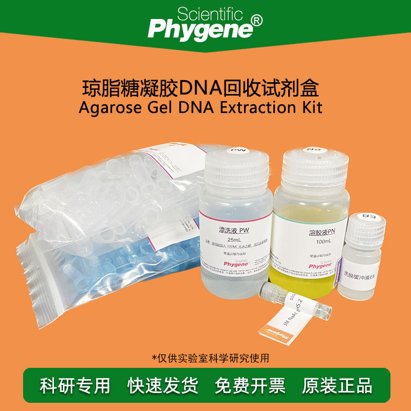 琼脂糖凝胶DNA试剂盒 100T/200T 科研试剂 [PH0208 PHYGENE]